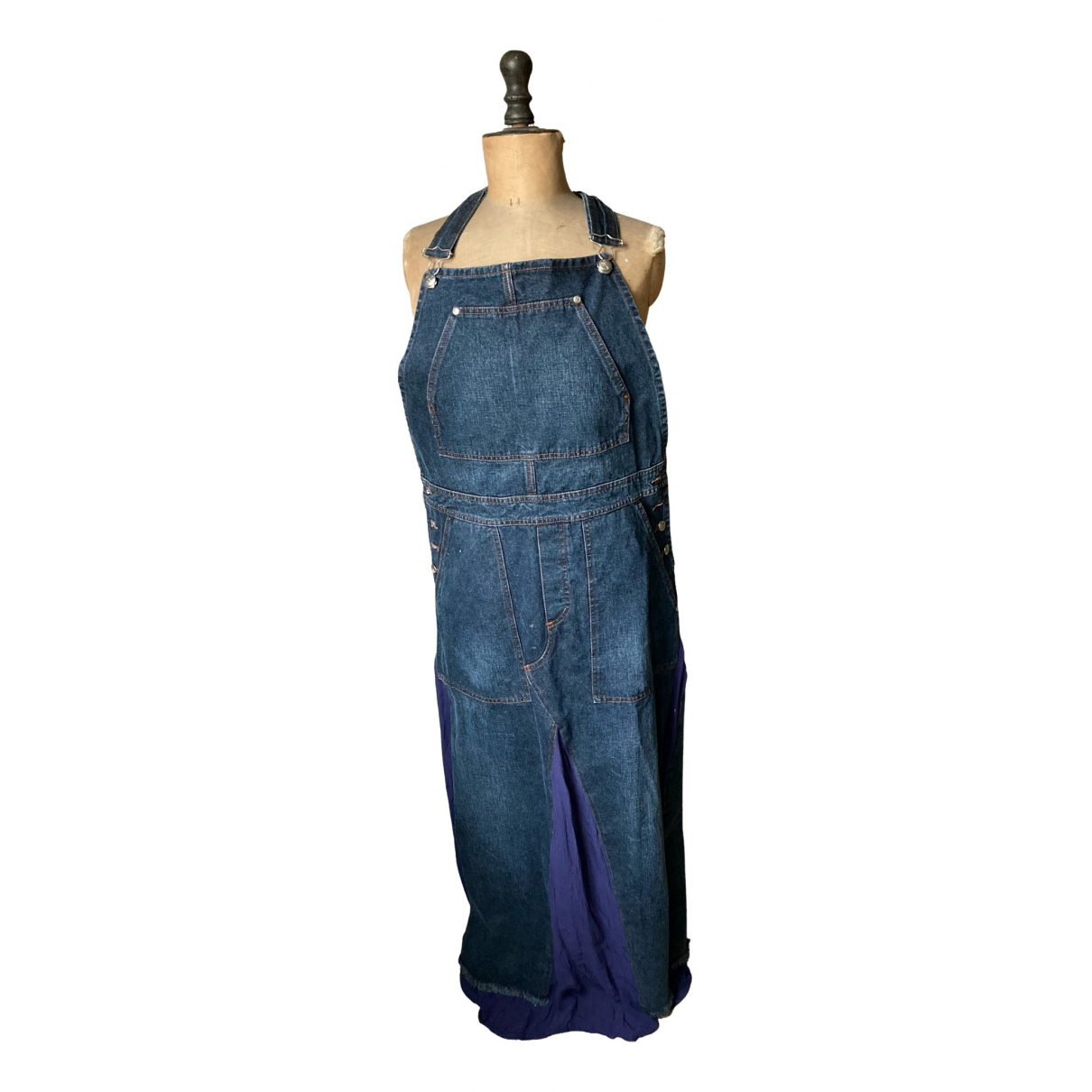Maxi dress Jean Paul Gaultier Blue size 